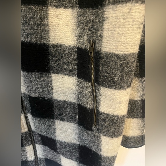 EUC | Roots | Buffalo Plaid Wool Blend Coat - Picture 7 of 13